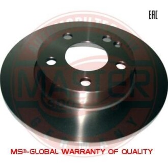 Тормозной диск передний невентилируемый MSG 24011201671PCSMS