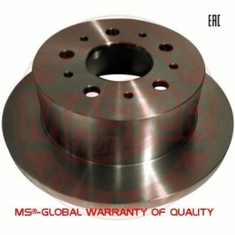 Тормозной диск задний невентилируемый MSG 24011601151PCSMS