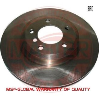 Тормозной диск передний вентилируемый MSG 24012501381PCSMS