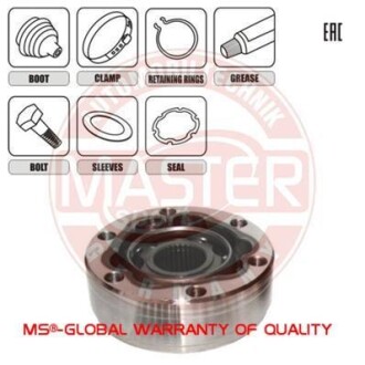 Шарнир равных угловых скоростей (ШРУС) MSG 302230-SET-MS