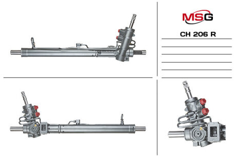 Рулевая рейка с ГУР восстановленная MSG CH206R