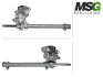 Рулевая рейка с ЭУР восстановленная MSG ME401.NLF0.R (фото 1)