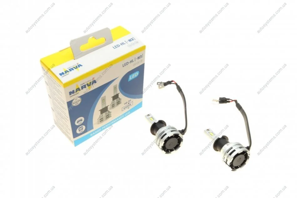 Автолампа H3 12/24V 19W PK22s Performance LED (к-кт 2шт) NARVA 180583000 (фото 1)