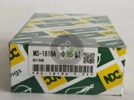 Вкладыши коренные, комплект, 0,25мм NDC MS-1818A.025