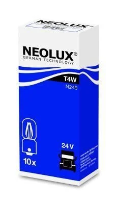 Лампа накаливания T4W 24V 4W NEOLUX N249 (фото 1)
