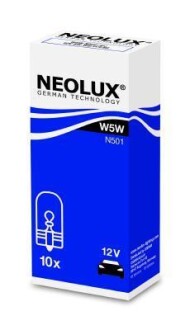 Лампа накаливания W5W 12V 5W NEOLUX N501 (фото 1)