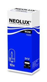 Лампа накаливания W3W 24V 3W NEOLUX N505