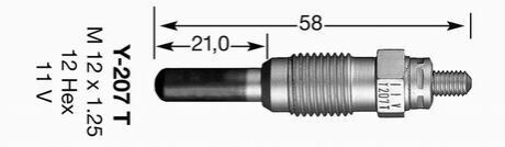 Свеча накаливания NGK 1239