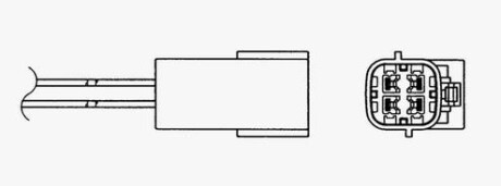 Лямбда-зонд NGK 1434