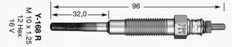 Свеча накаливания NGK 2162