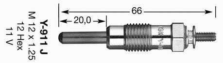 Свеча накаливания NGK 4290