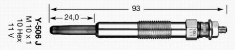 Свеча накаливания NGK 4902