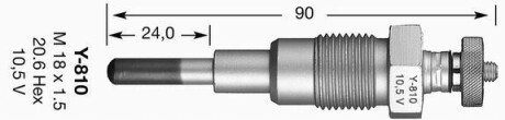 Свеча накаливания NGK 6929