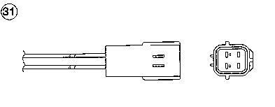 Датчик NGK 95256