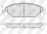 Тормозные колодки дисковые, комплект NiBK PN1845 (фото 1)