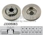Тормозной диск передний вентилируемый NIPPARTS J3305063 (фото 1)