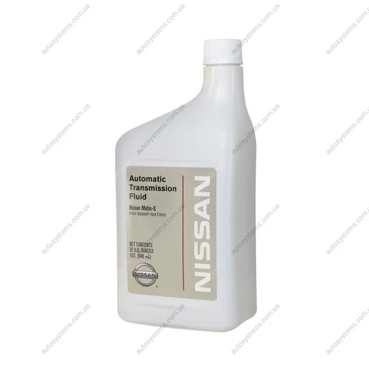 Олива трансмісійна ATF Nissan Matic Fluid S, 0,946л. NISSAN 999MPMTS00P (фото 1)