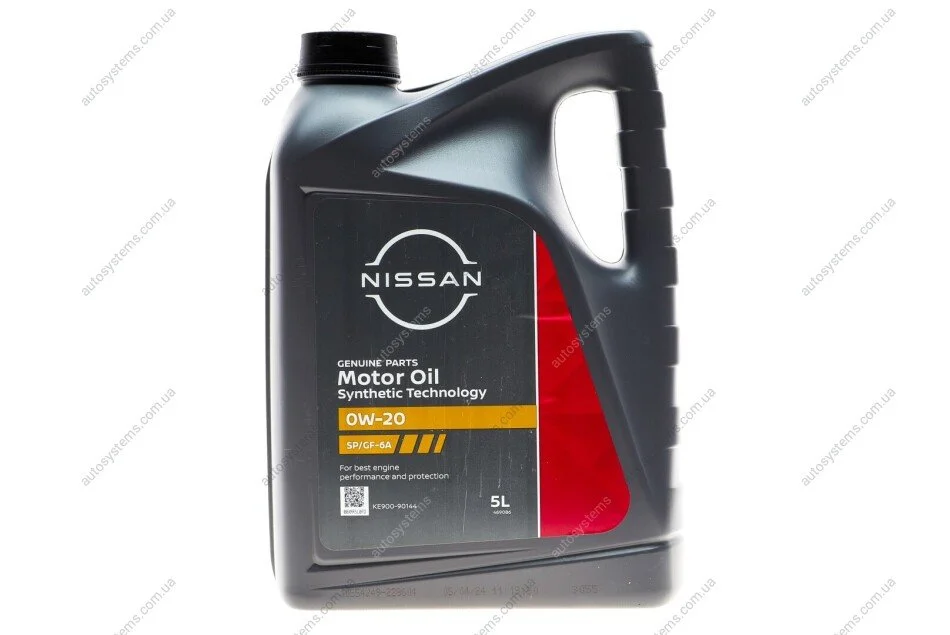 Олива 0W20 Nissan Motor Oil (5L) (SN/GF-5) NISSAN KE90090144 (фото 1)