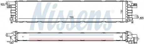 Радіатор охолодження NISSENS 60354