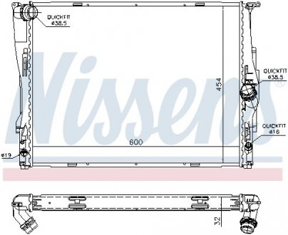 Радіатор охолодження First Fit NISSENS 60786A