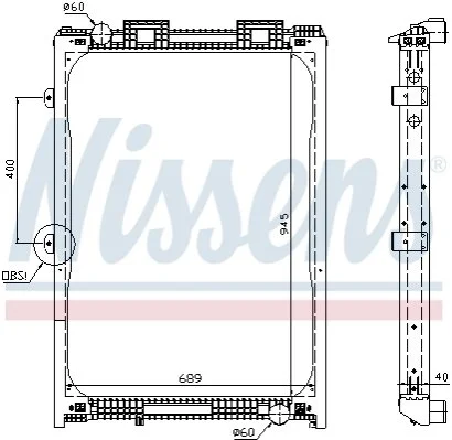 Радиатор NISSENS 62870A (фото 1)
