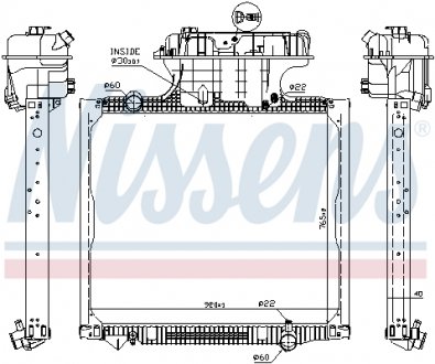 Радиатор NISSENS 62875