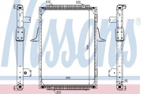 Радіатор NISSENS 67244A