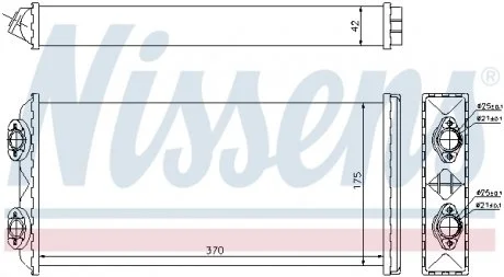 Радиатор NISSENS 71925