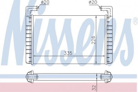 Радиатор NISSENS 73371