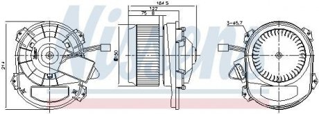 Вентилятор салона NISSENS 87430