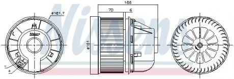 Вентилятор салону NISSENS 87490