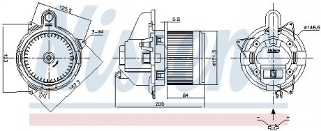 Вентилятор салону NISSENS 87501