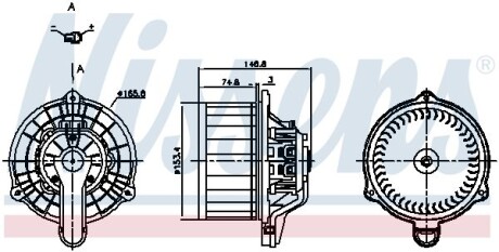 Вентилятор салона NISSENS 87819