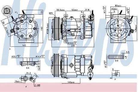Компрессор NISSENS 890041