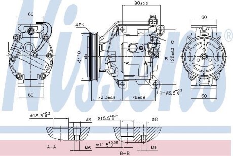 Компрессор NISSENS 890047