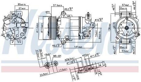 Компрессор NISSENS 890056