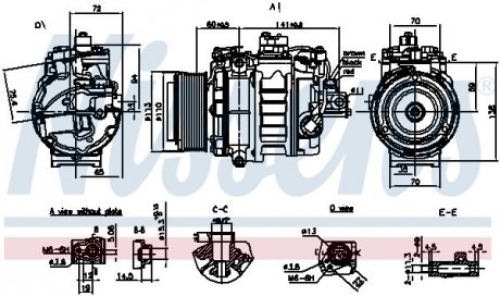 Компрессор кондиционера First Fit NISSENS 890060