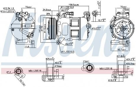 Компресор кондиціонера First Fit NISSENS 890062