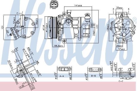 Компрессор NISSENS 890074