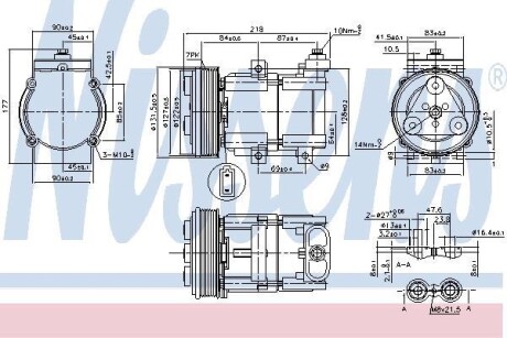 Компрессор NISSENS 890081