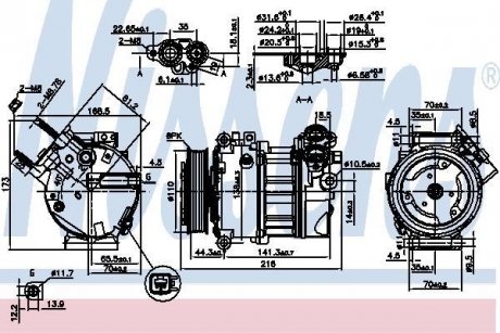 Компресор кондиціонера First Fit NISSENS 890123