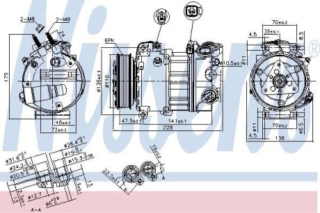 Компрессор NISSENS 890124