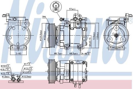 Компрессор NISSENS 890129