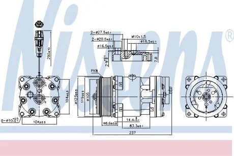 Компрессор NISSENS 890193