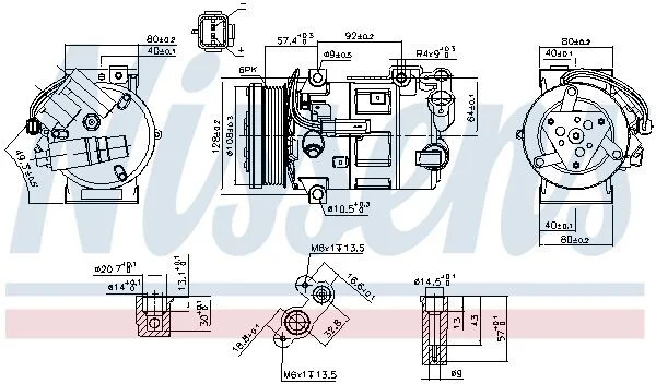 Компресор кондиціонера First Fit NISSENS 890210 (фото 1)