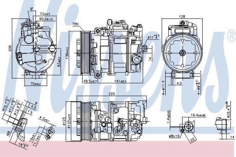 Компрессор кондиционера First Fit NISSENS 890294