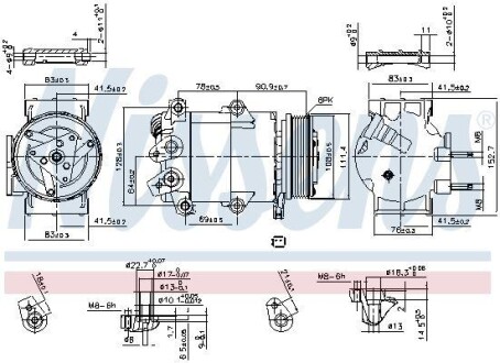 Компрессор NISSENS 890321