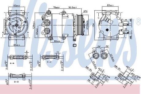 Компрессор NISSENS 890392