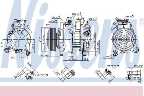 Компрессор NISSENS 890397