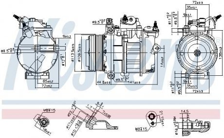 Компресор кондиціонера First Fit NISSENS 890419